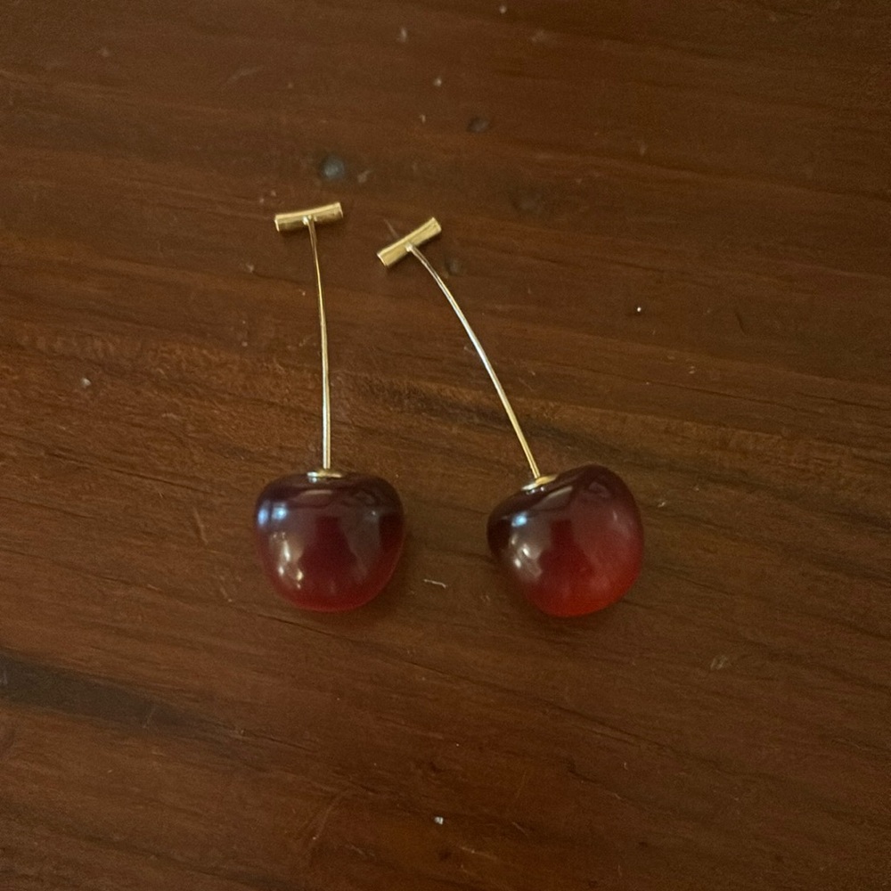 Cherry earrings